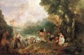 El Embarque para Cythera Jean Antoine Watteau clásico rococó